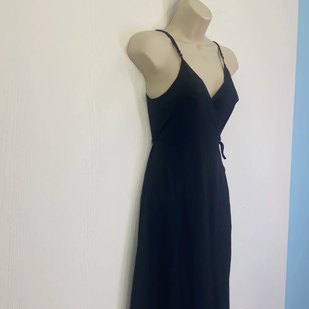 Show Me Your MuMu - Meghan Wrap Dress In Black Size Small